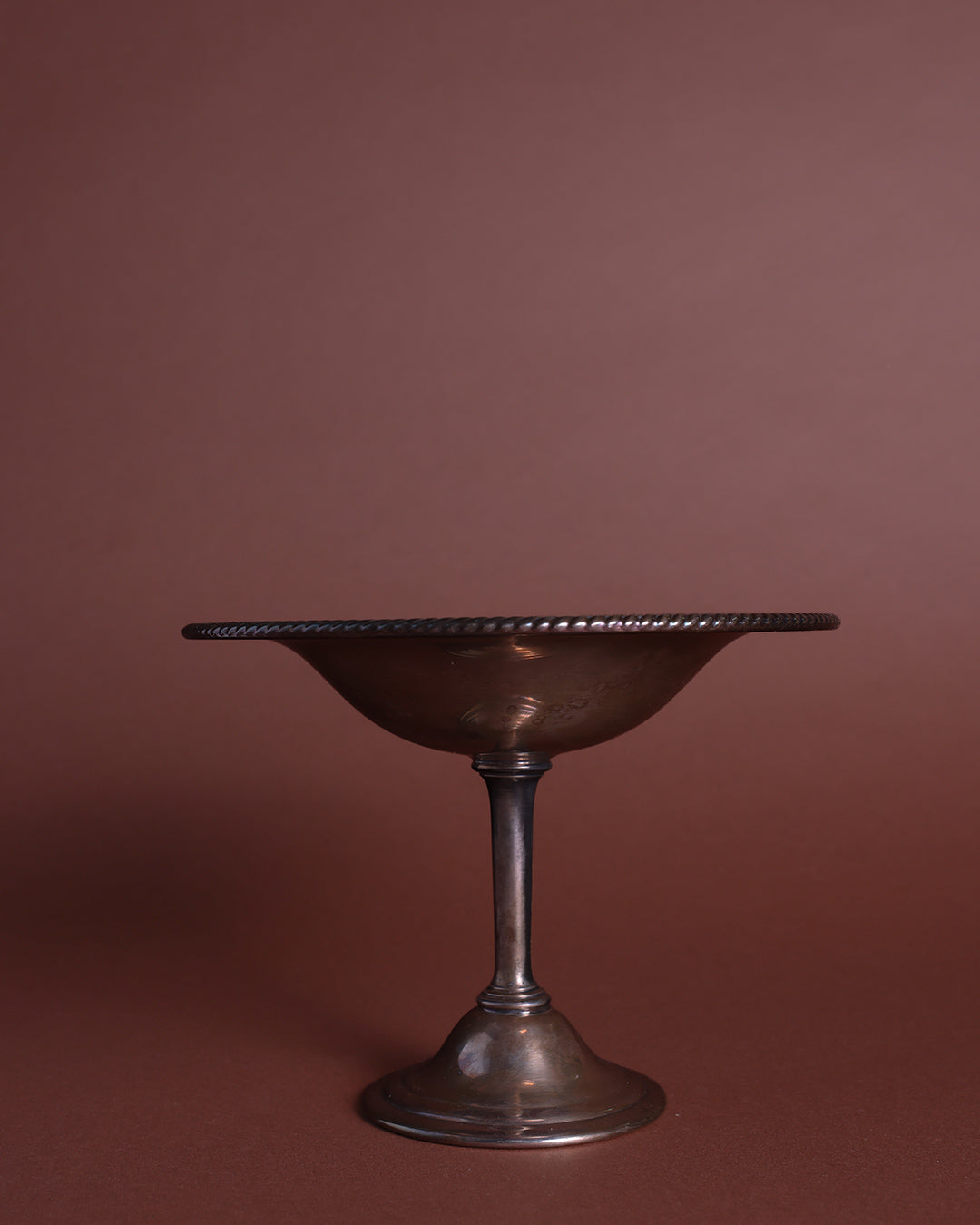 Vintage Silver-Plated Pedestal Compote