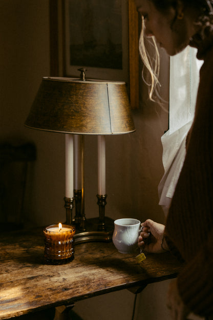 AUTUMNE | Non-Toxic Candle in Textured Glass Vessel