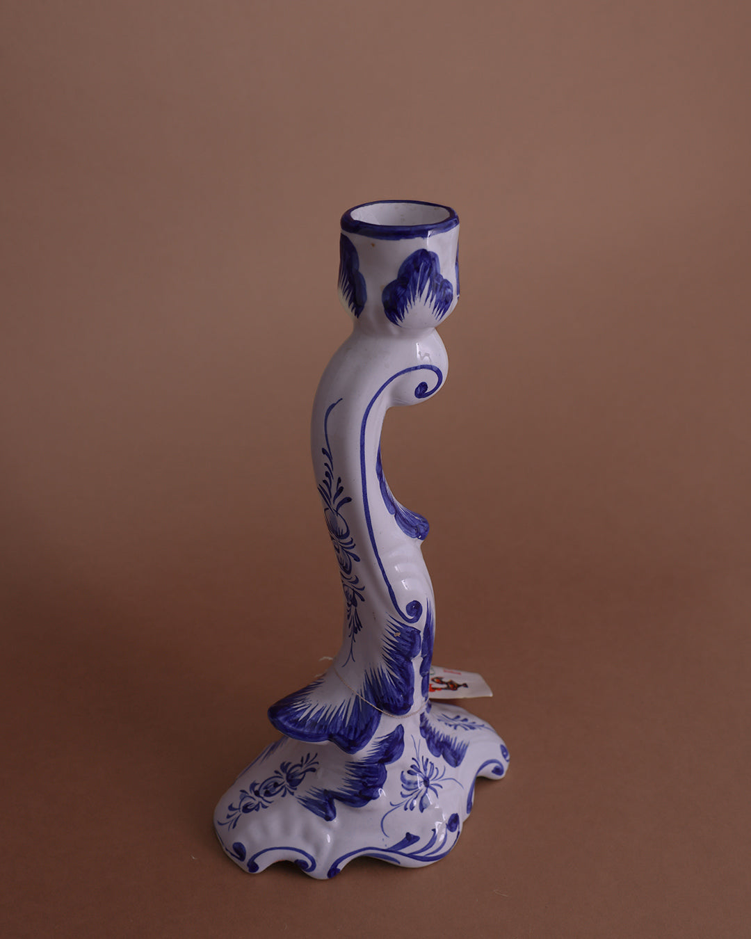 Vintage Hand-painted Candle Holder (Portugal)
