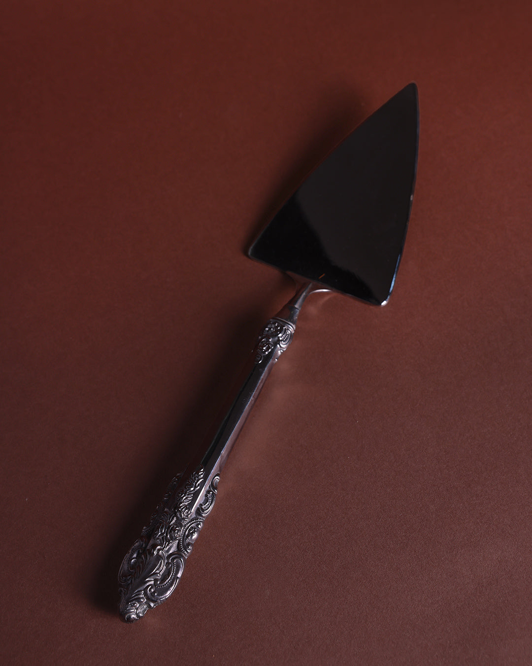 Vintage Ornate Silver Cake Server